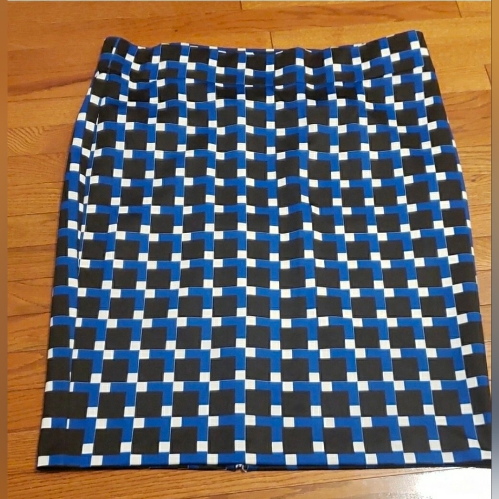 ELOQUII Women's Blue / White Skirt Sz 24